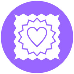 Charity Stamp Icon Style