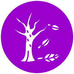 Fallen Leaf Icon Style