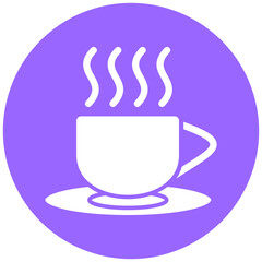 Hot Beverage Icon Style