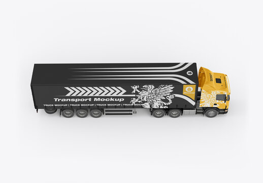 Heavy Truck Mockup
