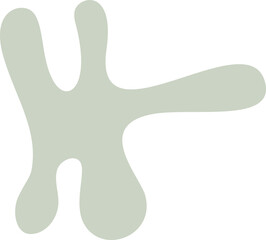 Organic hand drawn splash