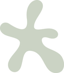 abstract organic plant shape