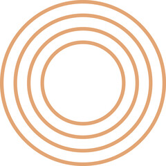 Hand drawn organic shape