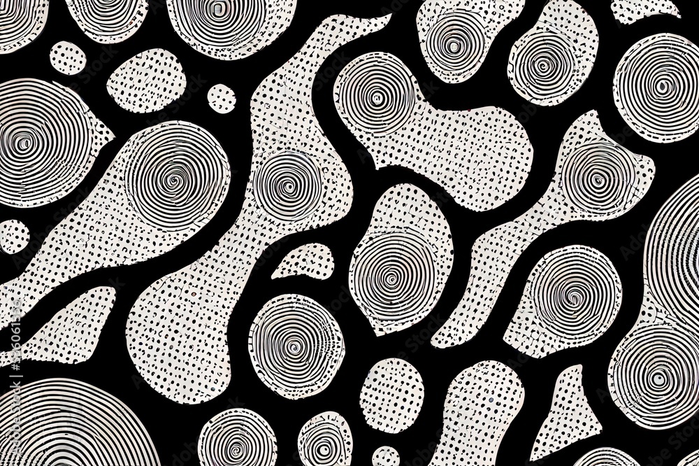Poster wave of dots and weave lines. abstract background. network connection structure.