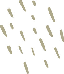 Abstract dotted organic shape vector illustration. Minimalistic liquid form, organic dashed stain or geometric dotty spot for modern abstract design or trendy fashion pattern