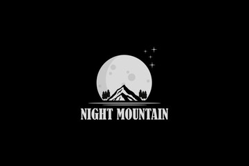 Black Mountain Logo Design Template