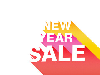 new year sale セール文字