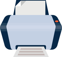 printer icon vector in white background