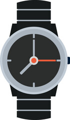 Watch icon vector in white background, Clock icon vector