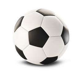 soccer ball and ground shadow 3d-illustration