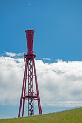 Leuchtturm Oberfeuer Preu&szlig;eneck in Eckwarderh&ouml;rne an der nieders&auml;chsischen Nordseek&uuml;ste, Deutschland