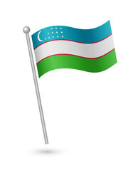 Uzbekistan national flag