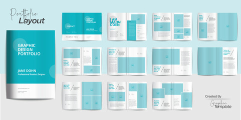 Modern Graphic Design Portfolio Layout