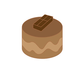 Cute Cake Illustration