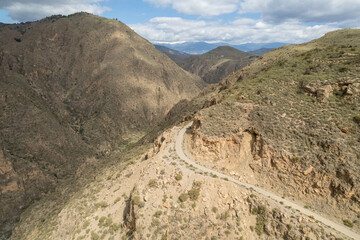 mountainous landscape in the south of Spain