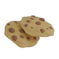 3D Cookies Illustration