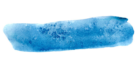 Abstract Dark Blue Watercolor Stain