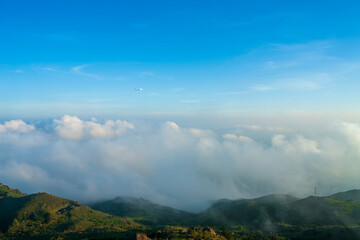 Sea Of Clouds Over Tai Mo Shan Mountain