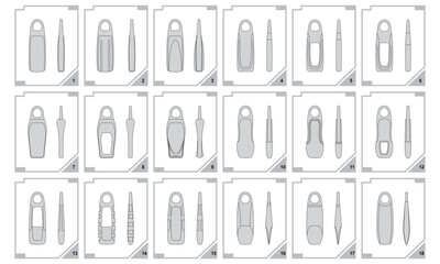 zipper puller vector © Marcelo Coelho