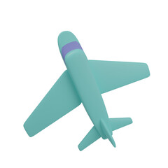 Obraz premium 3D Plane Illustration