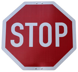 stop sign isolated