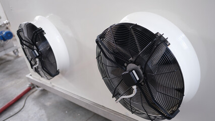 Industrial fans for large air conditioner in production room