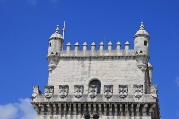 Fototapeta na wymiar Der Turm des Torre de Belém in Lissabon