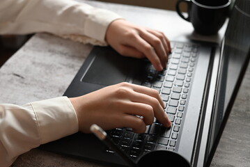Analyst office work Remote work and education, freelance