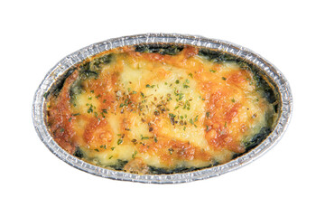 Baked Spinach with Cheese