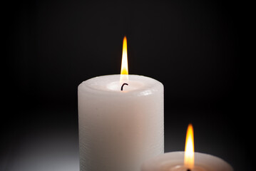 ろうそくの明かり