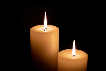 ろうそくの明かり