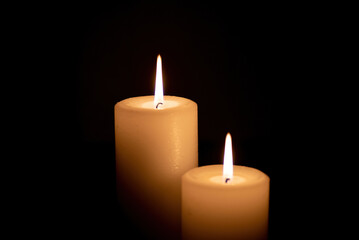 ろうそくの明かり