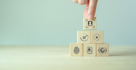 KYC, know your customer. Business verifying the identity of clients. Client authentication to...