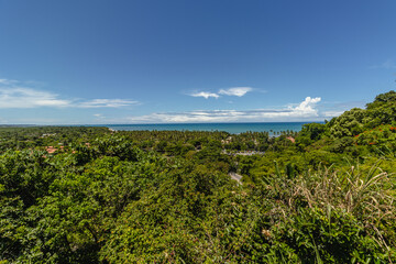 natural landscape in the district of Arraial D'Ajuda, city of Porto Seguro, State of Bahia, Brazil