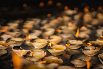 The light of diyas