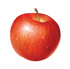 Red Apple, isolated on white background