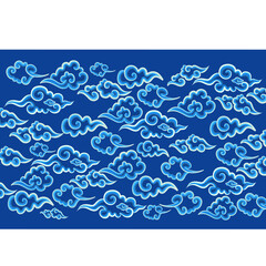 Indonesian batik Mega mendung