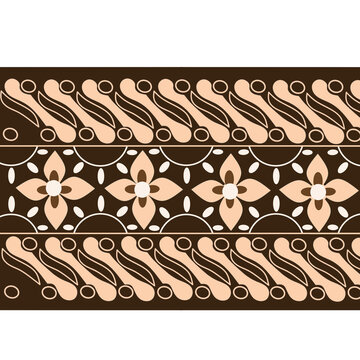 Indonesian batik parang