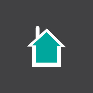 Home icon illustration design Free Vector