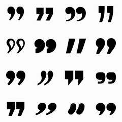 Quote Icon Vector Collection