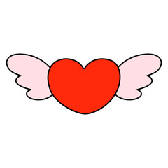 heart Valentine's day Filled Clipart, Love