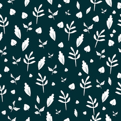 seamless pattern with leaves