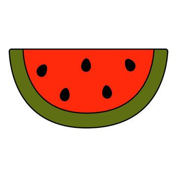 recommend clip art: Summer watermelon Filled Clipart, Beach