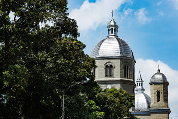 Pereira, Risaralda, Colombia. February 3, 2022: The Cathedral of Our Lady of Poverty is the cathedral church.