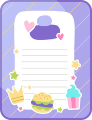 To do list schedule planner. Vector illustration