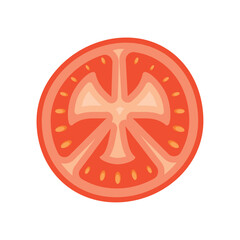 half tomato fresh vegetable