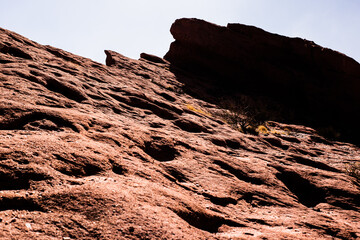 red rock in the desert