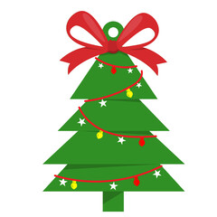 Christmas decorated tree