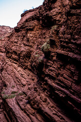 red rock formations
