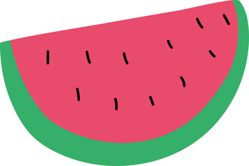 Flat Tropical Fruit Cute Watercolor